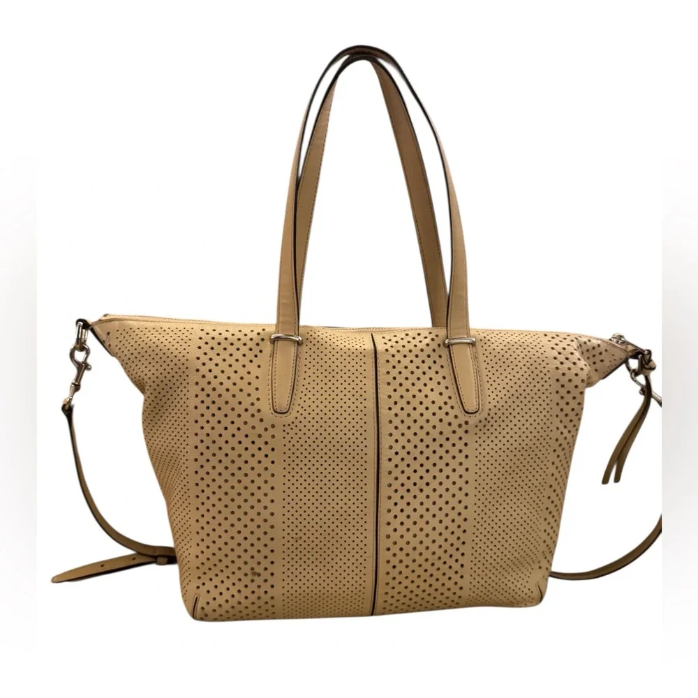 Coach Bleecker Cooper Perforated Leather Satchel 2013